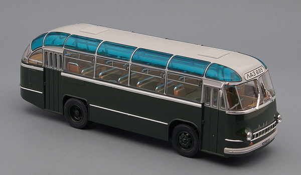ЛАЗ-695 городской автобус - темно-зеленый UM43-B002 Модель 1:43
