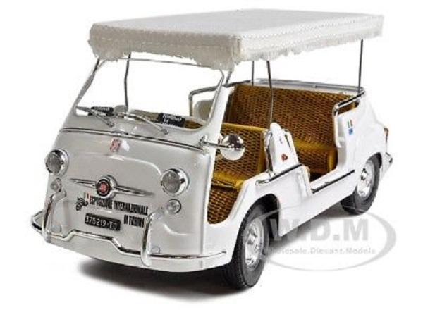 Модель 1:18 FIAT 600D Multipla Open Taxi - white