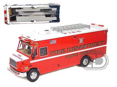 freightliner mt-55 emt version red fire department UR18534 Модель 1:32