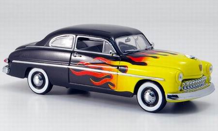 Модель 1:43 Mercury Club Coupe Hot Rod - black/Flammen