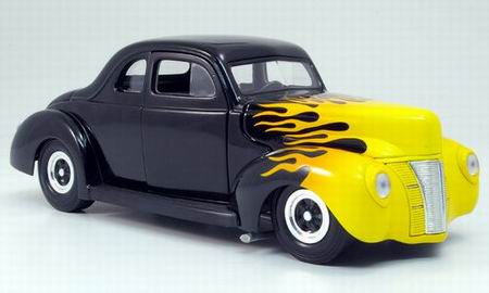 ford deluxe coupe hot rod - black 147404 Модель 1:18