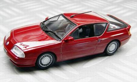 Модель 1:43 Alpine V6 Turbo Mille MILES - red met