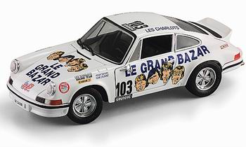 Модель 1:18 Porsche 911 Carrera RS 2,7L №103 «Les Charlots» «Le Grand Bazar» Tour de France (Henry Bayard - Rene Ligonnet)