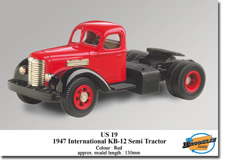 international kb-12 - red US19 Модель 1:43