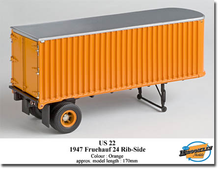 fruehauf 24` rib-side US22 Модель 1:43