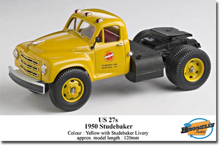 Модель 1:43 Studebaker - yellow with decal