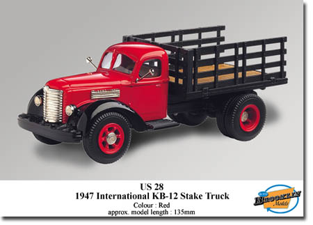 international kb-12 stake truck US28 Модель 1:43