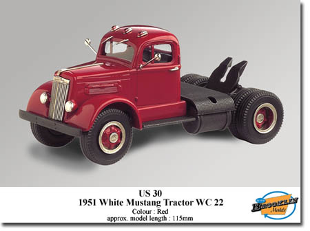 white mustang wc22 / red US30 Модель 1:43