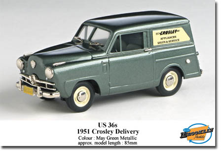 Модель 1:43 Crosley Delivery - may green met
