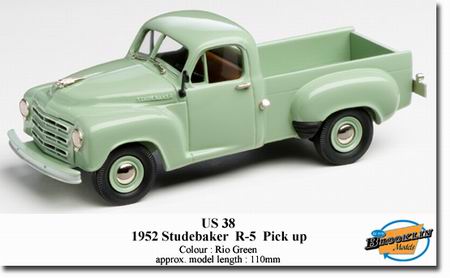 studebaker r-5 pickup - rio green US38 Модель 1:43