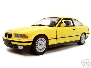 Модель 1:18 BMW 3-series (E46) Coupe - yellow
