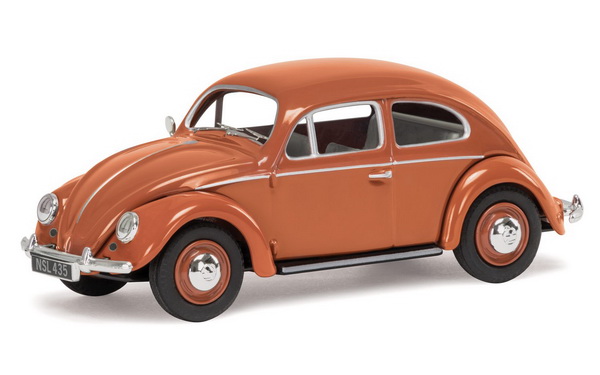 Модель 1:43 Volkswagen Beetle - Coral Oval Rear Window Saloon