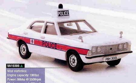 Модель 1:43 Ford Cortina Mk III 2000GT - THAMES VALLEY Police - white red
