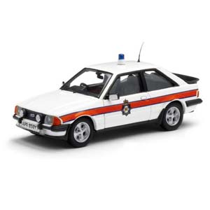 ford escort xr3i mk iii police dorset - white/red VA11003 Модель 1:43