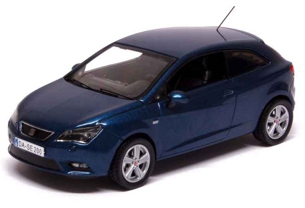 Модель 1:43 Seat New Ibiza SC 2013 Speed Blue Metal/ Facelift