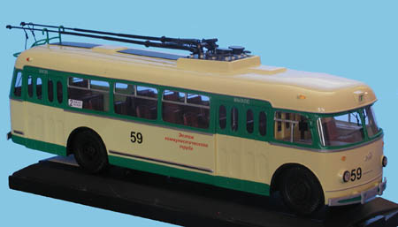 Модель 1:43 КТБ Київ-4М КЗЭТ / KTB Kiev-4M KZET Trolleybus
