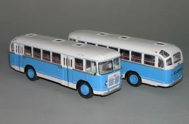 Модель 1:43 ЗиЛ-158 городской (кап.ремонт) - Москва / ZiL-158 City Bus