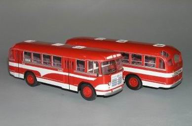 Модель 1:43 ЗиЛ-158 городской / ZiL-158 City Bus