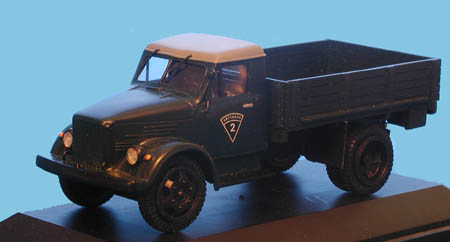 Модель 51 бортовой 2т, деревянная кабина / 51 2t lorry with wooden cab V4-20 Модель 1:43