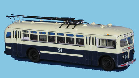 Модель 1:43 МТБ-82Д троллейбус (производства Тушинского АвиаЗавода) / MTB-82D
