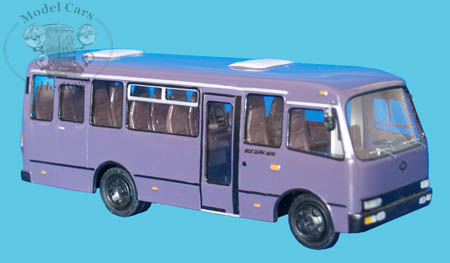 А-091-2 «Богдан» междугородный / a-091-2 «bogdan» intercity bus V9-52 Модель 1:43