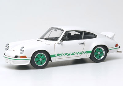 porsche 911 carrera rs 2.7 1973 white/green VM009C Модель 1 43