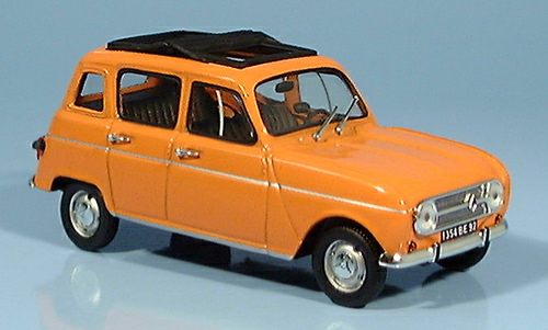 Модель 1:43 Renault 4L LOVE - orange