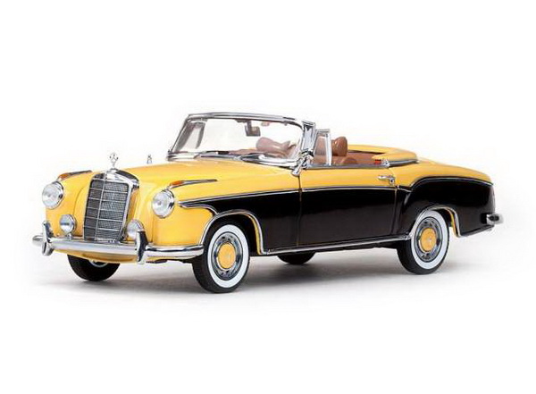 Модель 1:43 Mercedes-Benz 220 SE Cabriolet - dark yellow/brown 1958