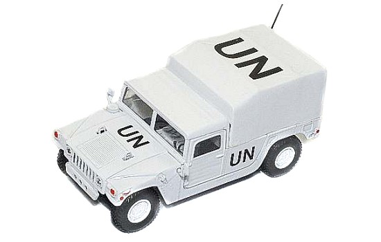 hummer canvas covered pick-up - united nations VR004 Модель 1:43