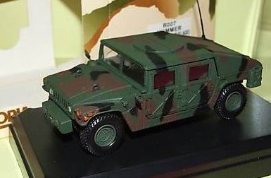 hummer closed command car - u.s.army - with camouflage VR007 Модель 1:43