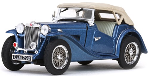 mg tc cabrio (softtop) - blue VSS29160 Модель 1:43