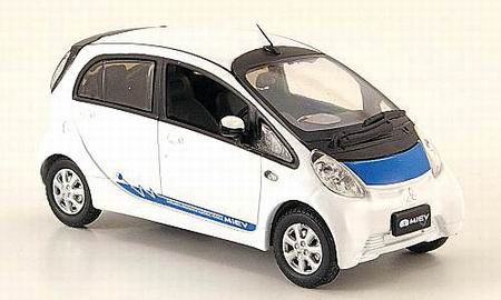 mitsubishi i-miev electric car - blue/white VSS29281 Модель 1:43