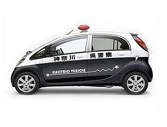 mitsubishi i-miev electric car japan police VSS29283 Модель 1:43