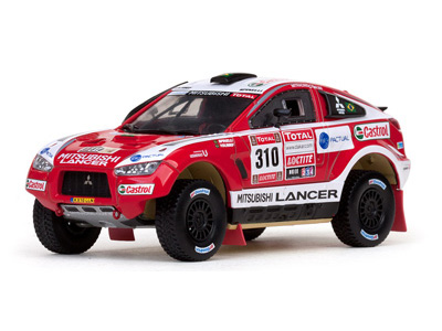 Модель 1:43 Mitsubishi Racing Lancer №310 Dakar Rally (G.Spinelli - H.Youseff) (L.E.997)
