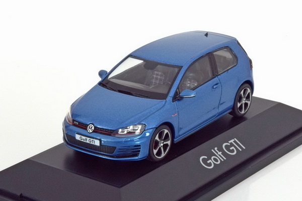 Модель 1:43 Volkswagen Golf VII GTi - blue