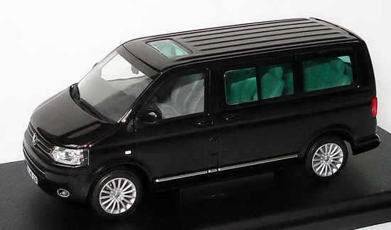 volkswagen t5 multivan (facelift) - black 7H5099300GPC9Z Модель 1:43
