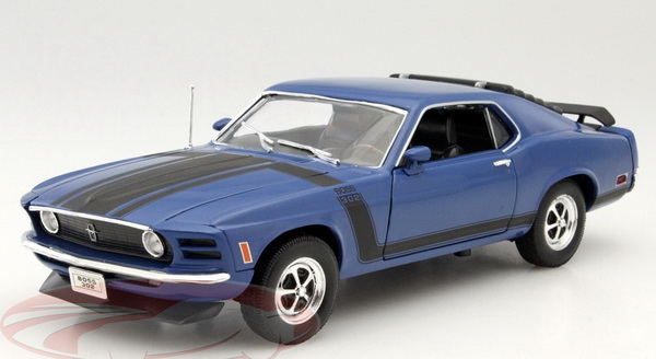 Модель 1:18 Ford Mustang Boss - blue/black