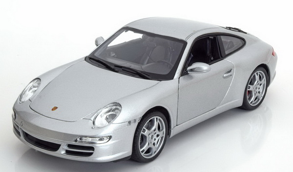 Модель 1:18 Porsche 911 (997) Carrera S Coupe 2006 - Silver