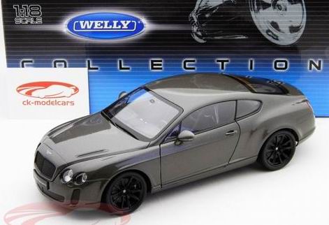 Модель 1:18 Bentley Continental Supersports - grey