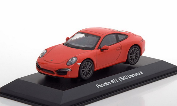 Porsche 911 (991) Carrera S Coupe - light red MAP01994515 Модель 1:43