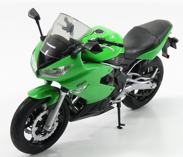 kawasaki ninja 650r (2009), green black WE62803GN Модель 1:10