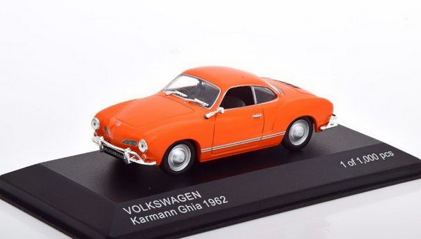 volkswagen karmann ghia - orange (l.e.1000pcs) WB064 Модель 1:43