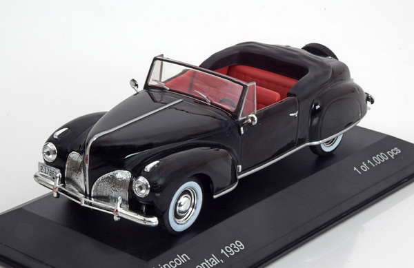 Lincoln Continental Convertible - black (L.E.1000pcs) WB117 Модель 1:43