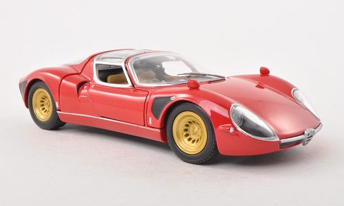 Модель 1:24 Alfa Romeo 33 Stradale - red