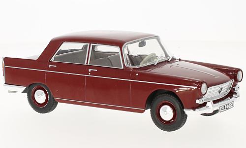 peugeot 404 1960 - dark red WB124024 Модель 1:24