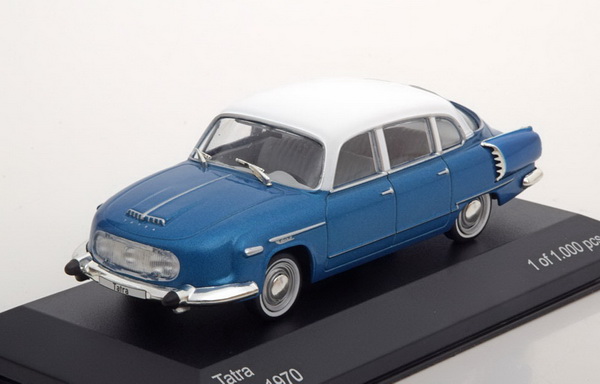 Модель 1:43 Tatra 603 (первая серия) - blue/white (L.E.1000pcs)