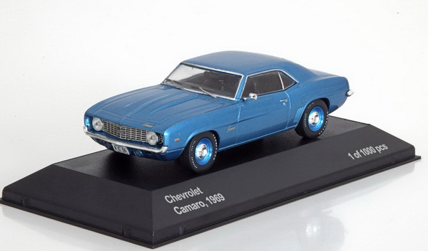 Модель 1:43 Chevrolet Camaro 1969 Metallic Blue