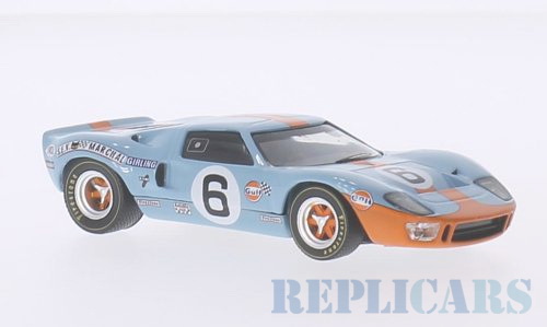 Модель 1:43 Ford GT40 №6 «Gulf» 24h Le Mans (Jacques Bernard «Jacky» Ickx - Jackie Oliver)