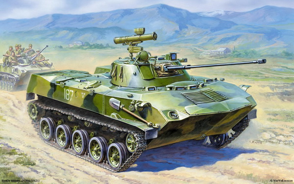 Российская боевая машина пехоты БМД-2 Z3577 Модель 1:35