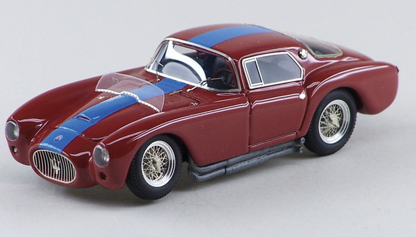 Модель 1:43 Maserati A6GCS COUPE1 Pininfarina Ch.№2060 - red/light blue stripe